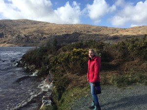 Intern Katie May exploring Donegal