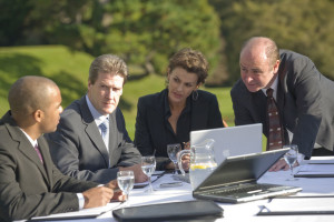 Business meeting in County Wicklow