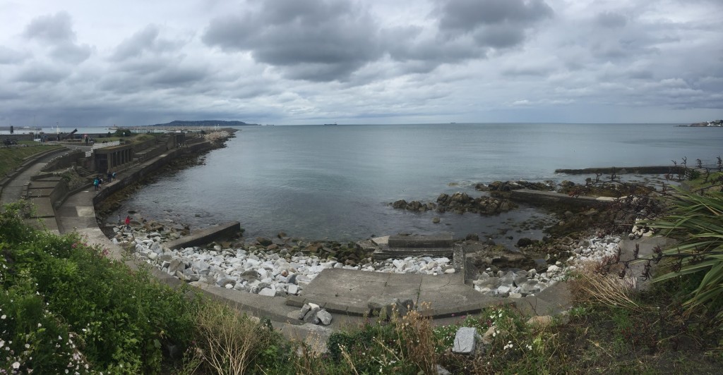 Picture of the harbor at Dun Laoghaire