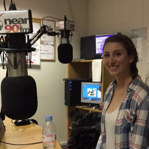 Ireland intern speaking on the radio
