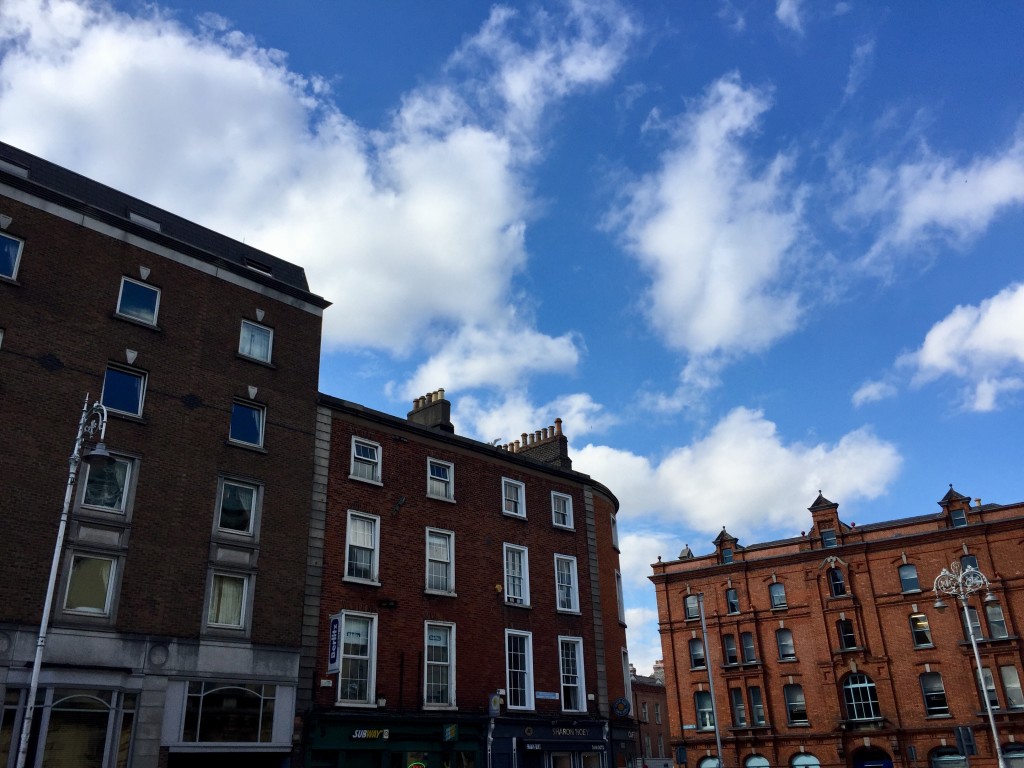 Buildings on a sunny day in Ireland