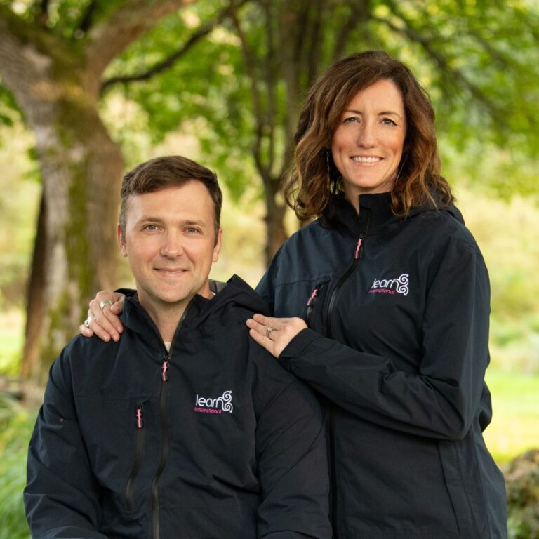 cara simon and chris lawlor pose for a picture