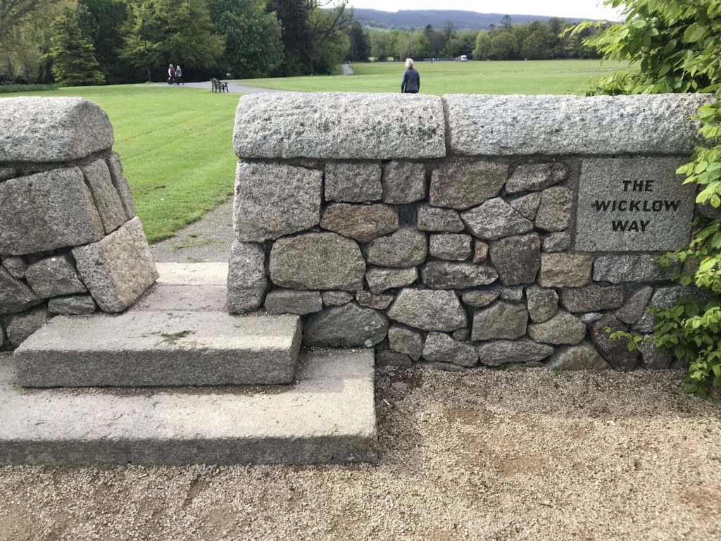 The start of the Wicklow Way Trail