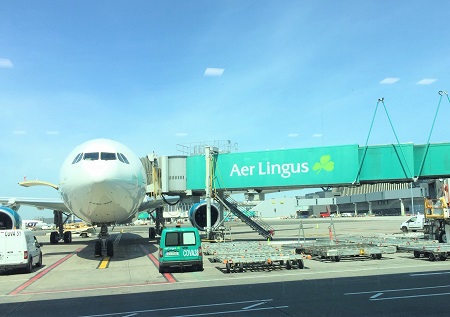 Aer Lingus airplane at DUB