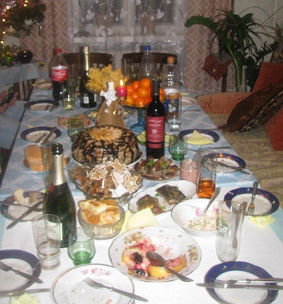 Lithuanian Christmas dinner