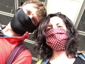 Wearing masks during travel