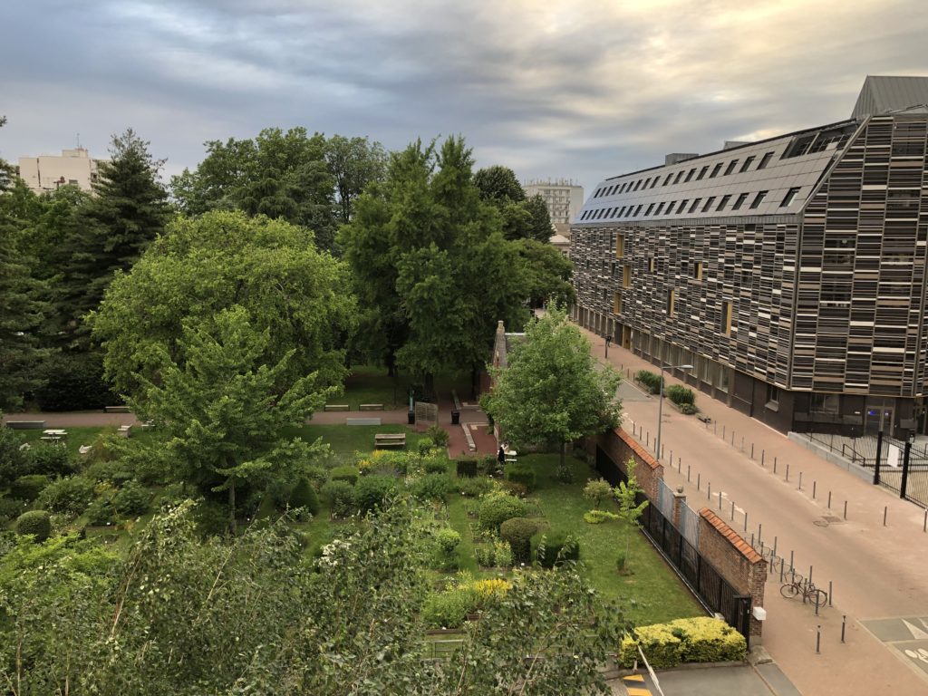 Lille on-campus green space