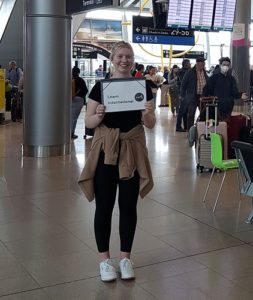 Leah, an intern from NDSU, arrived for her internship summer 2022