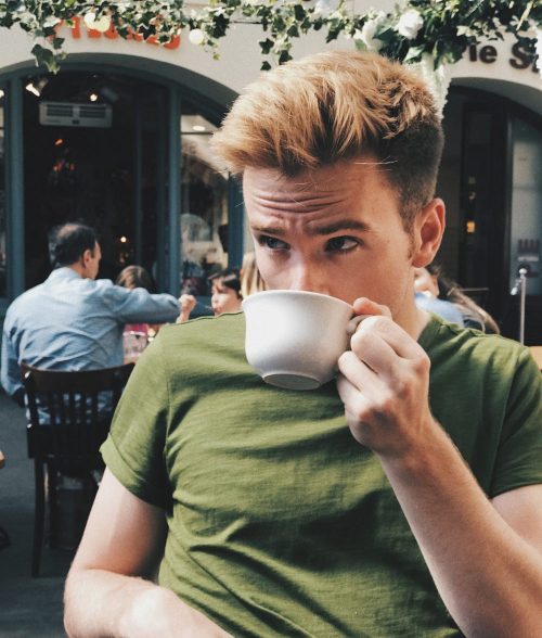 London intern drinks coffee London intern drinks coffee
